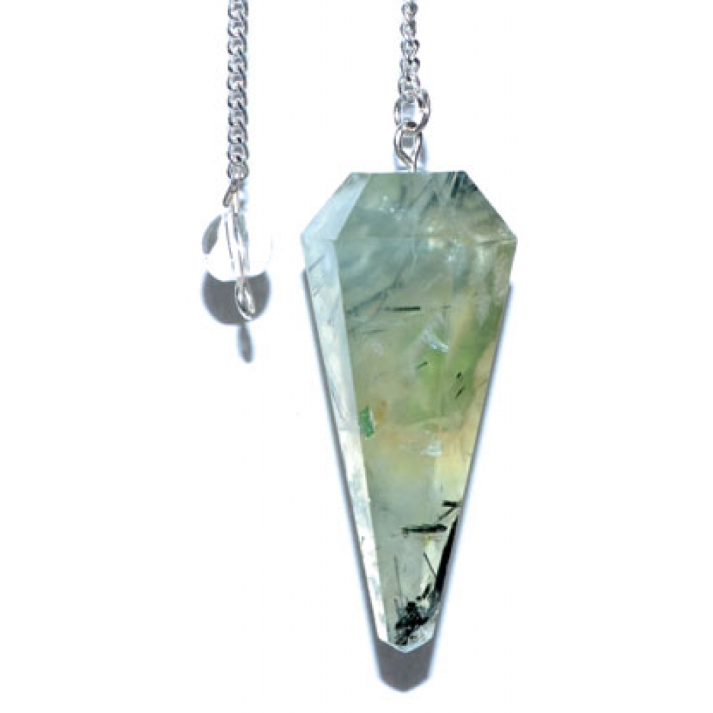 6-Sided Prehnite Healing Pendulum