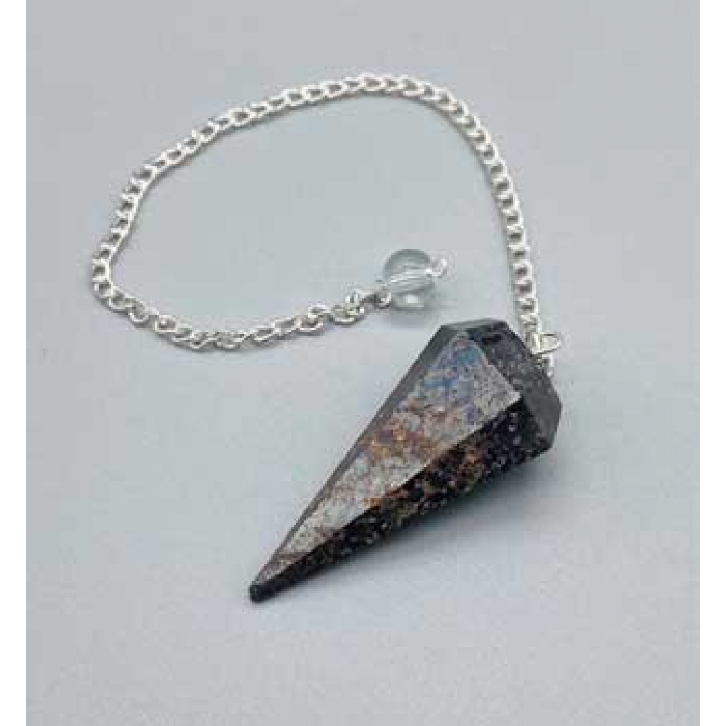 6-Sided Hematite Pendulum for Dowsing