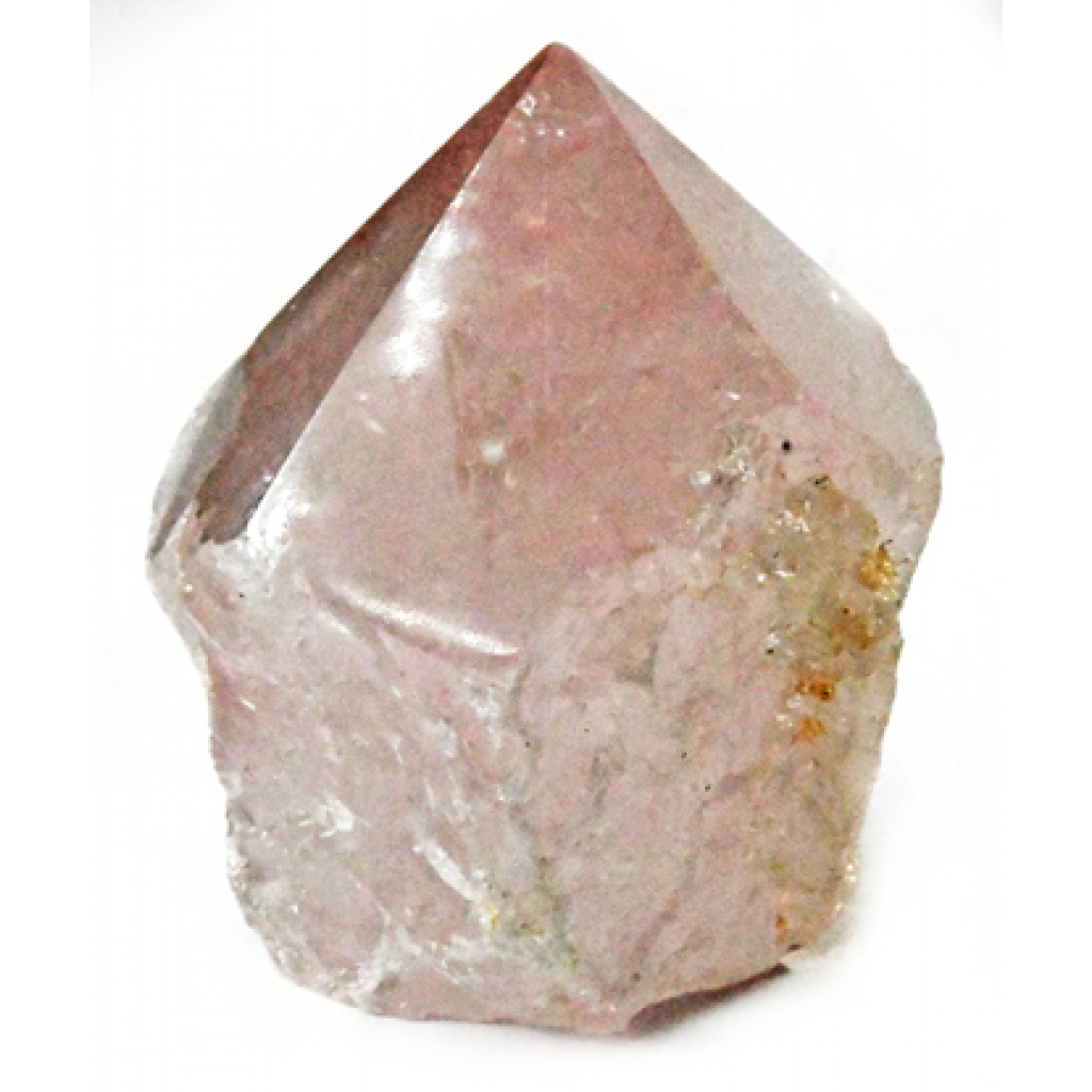 Polished Rose Quartz Top Point for Love and Healing