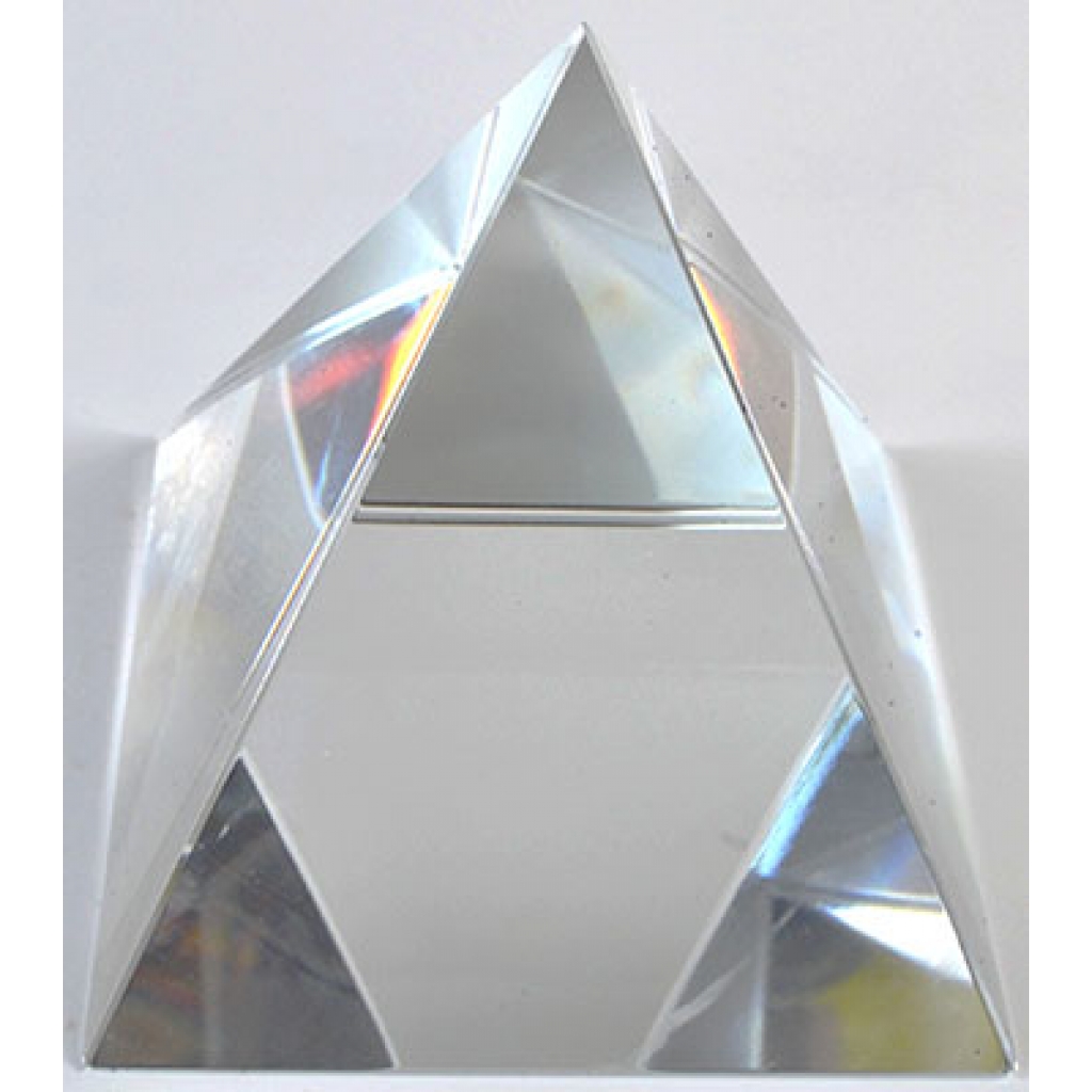 10cm Crystal Pyramid