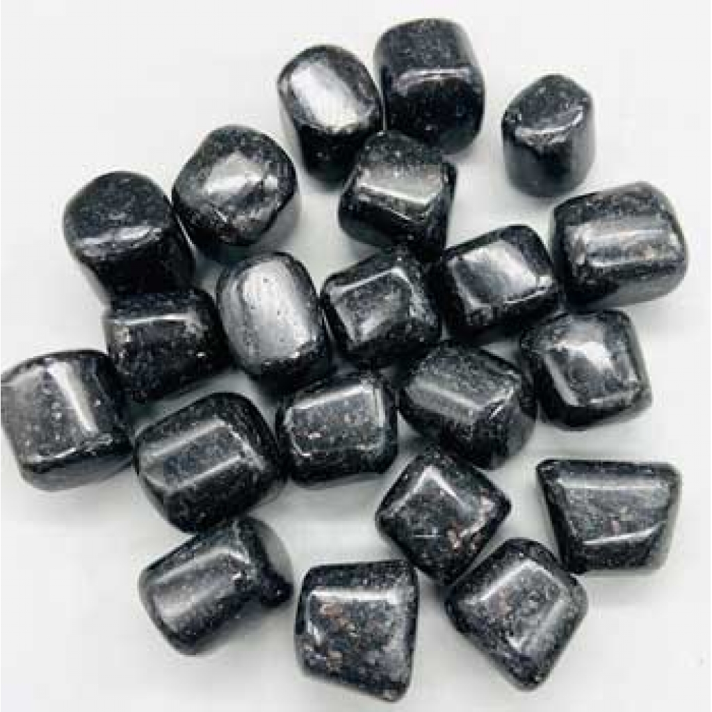 1 lb Nuummite Tumbled Stones - Sorcery Stone