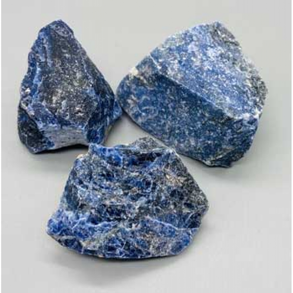 3 lb Sodalite Untumbled Stones for Healing