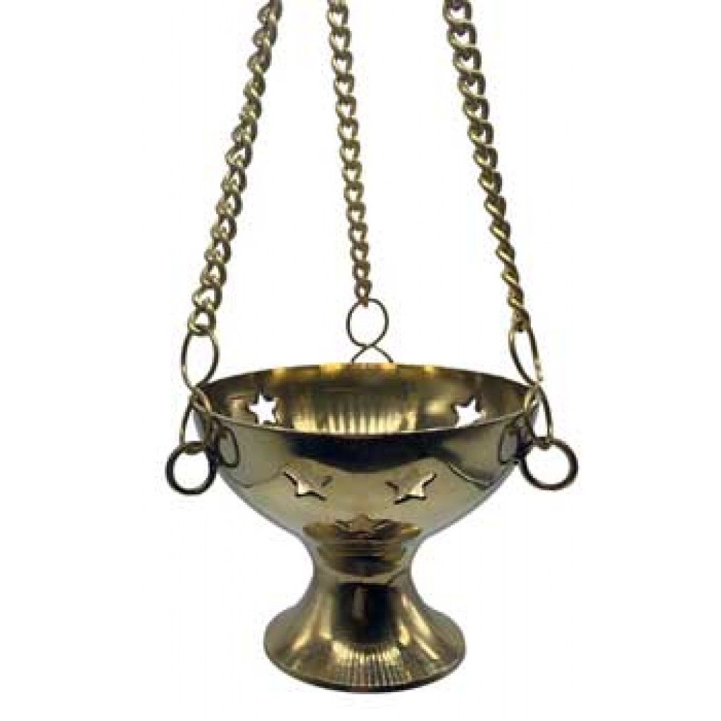 Brass Hanging Incense Burner