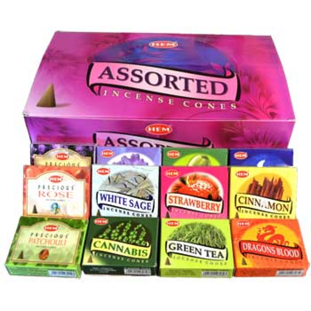 HEM Incense Cone Variety Pack - 48 Boxes