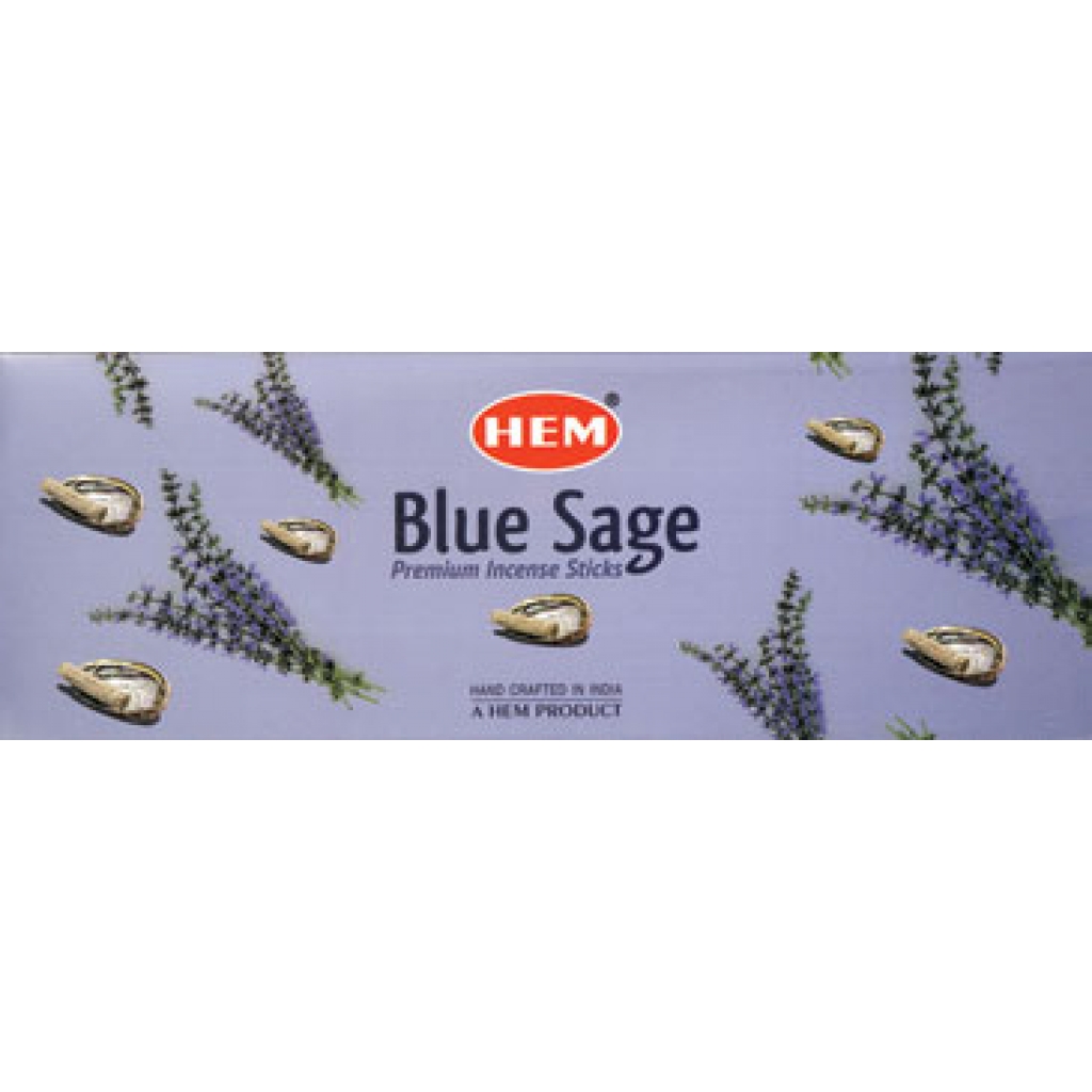 HEM Blue Sage Stick (20 Pack): Gentle Cleansing