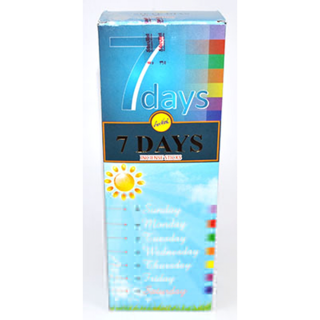 7 Days Sree Vani Incense Sticks (Box of 6)