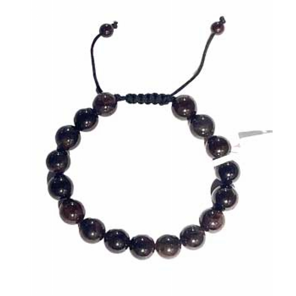 10mm Garnet Bracelet for Chakra Alignment