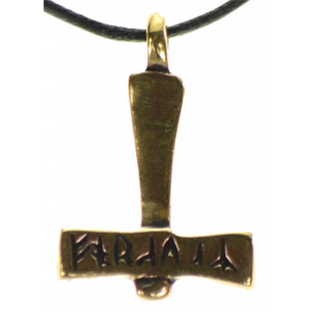 Solid Bronze Thor’s Hammer Pendant