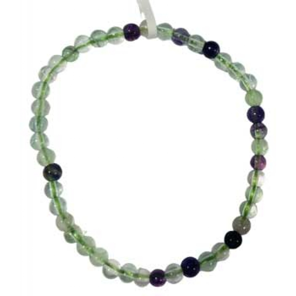 4mm Fluorite Bracelet - Balance and Clarity