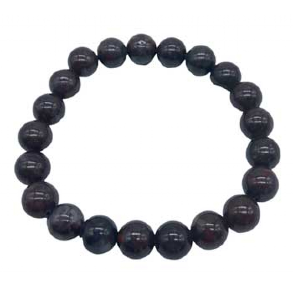 8mm Bloodstone Bracelet for Healing