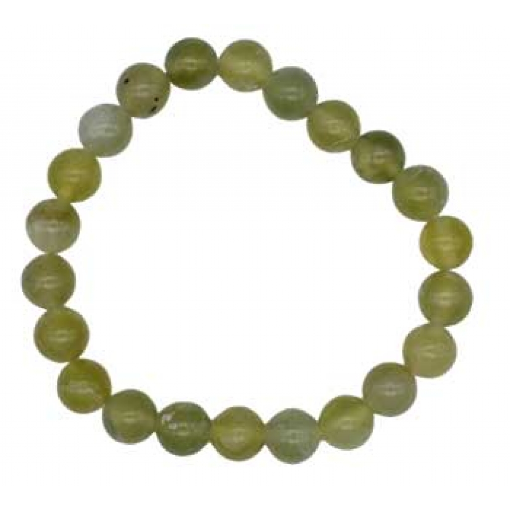 Authentic 8mm Chinese Jade Bracelet