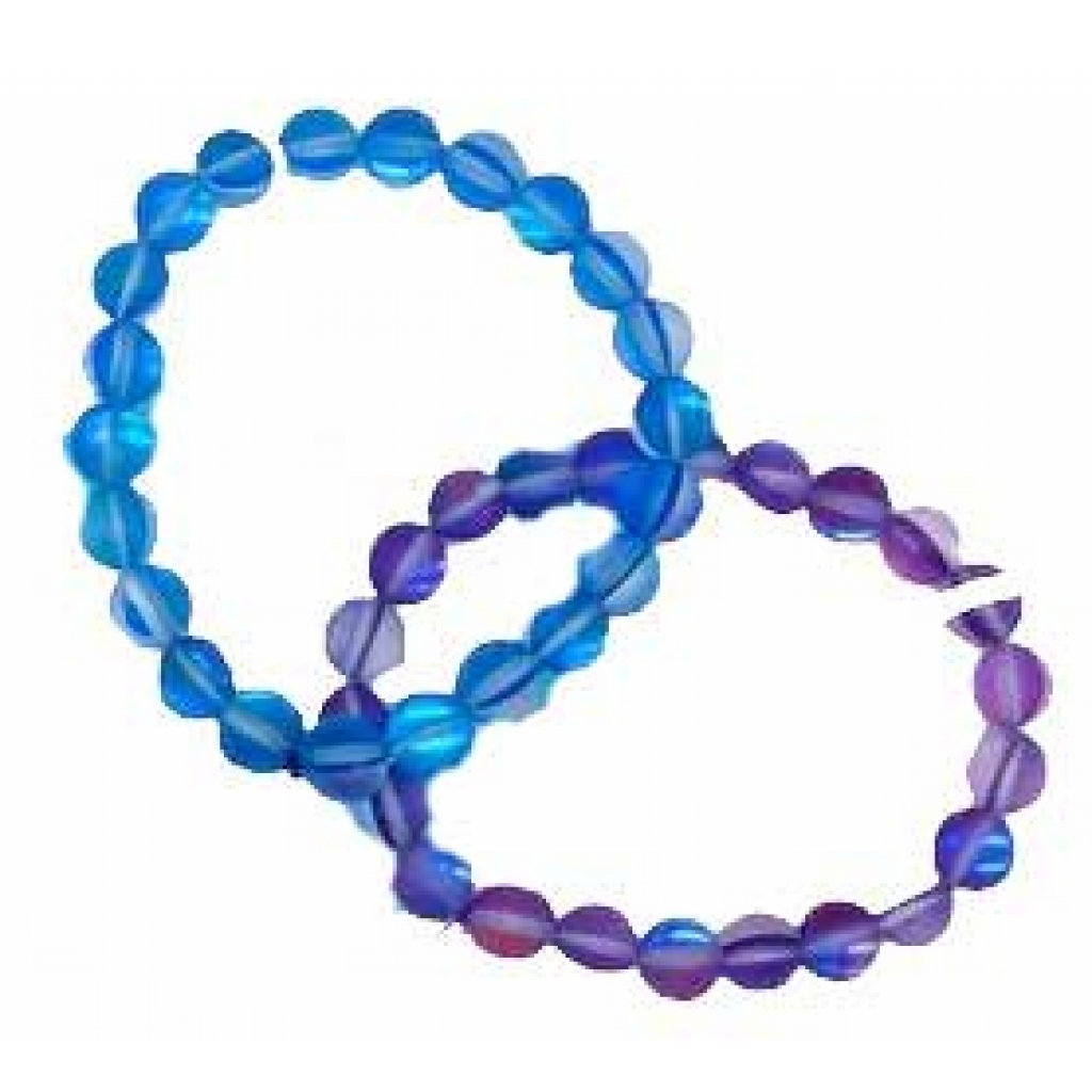 Frosted Glass Bracelet - Colorful and Cheerful