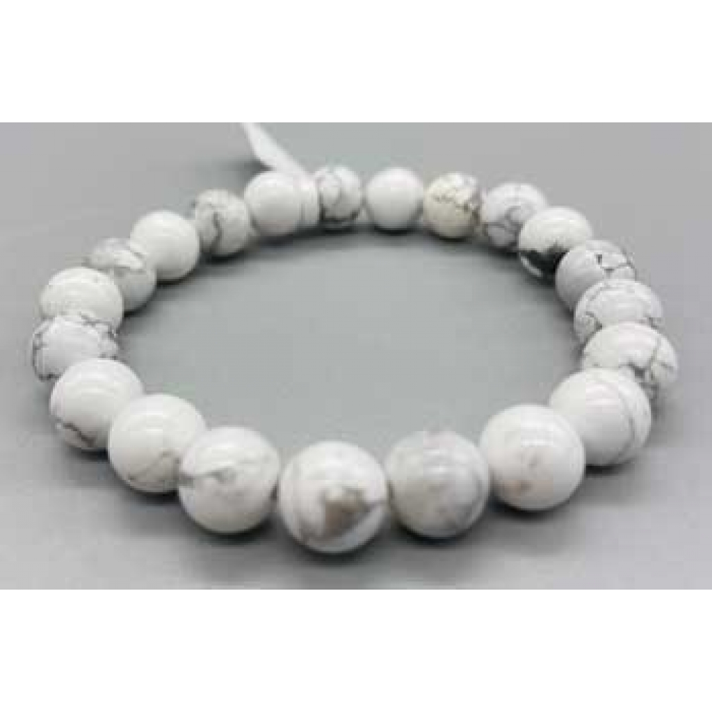 8mm Howlite Bracelet - Calming Energy for Daily Wear