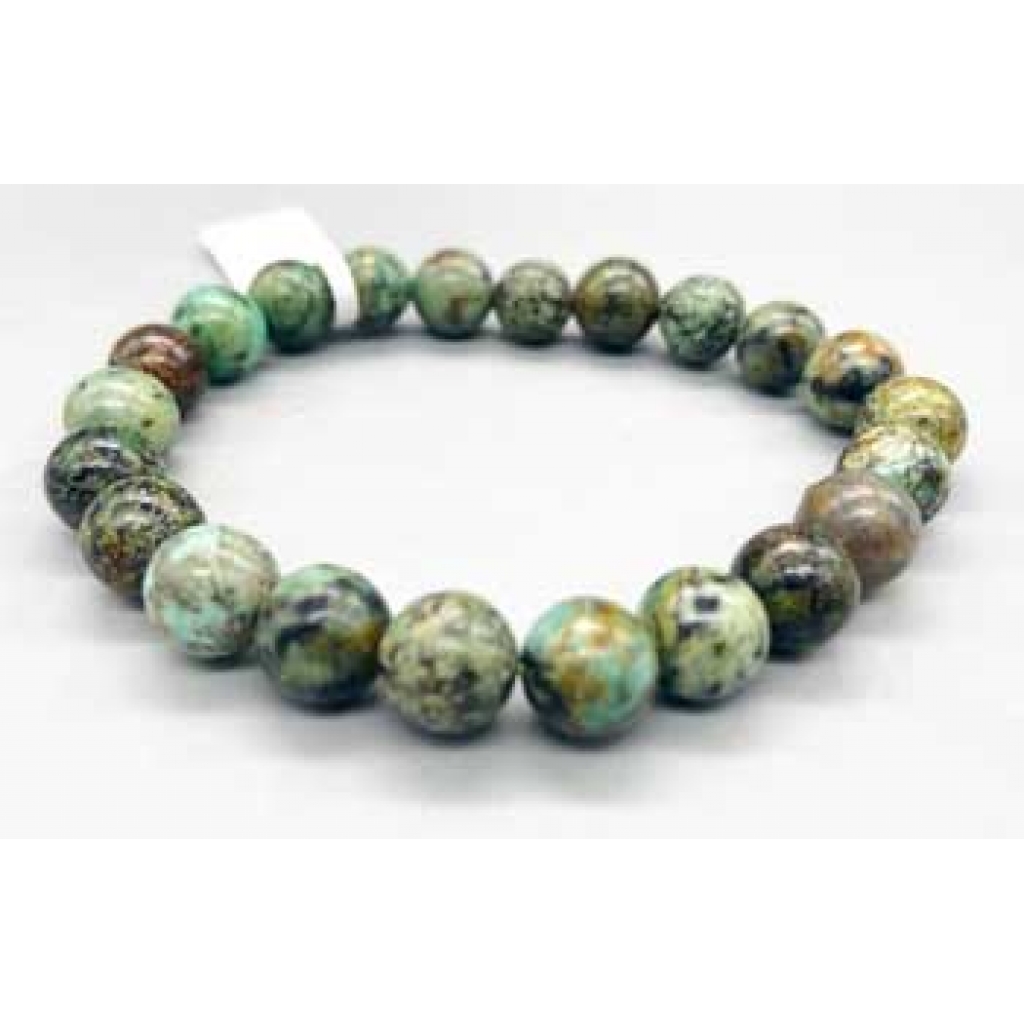 8mm African Turquoise Bracelet for Change