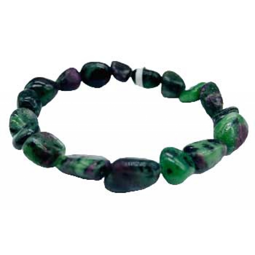 Ruby Zoisite Gemstone Bracelet - Energizing Jewelry