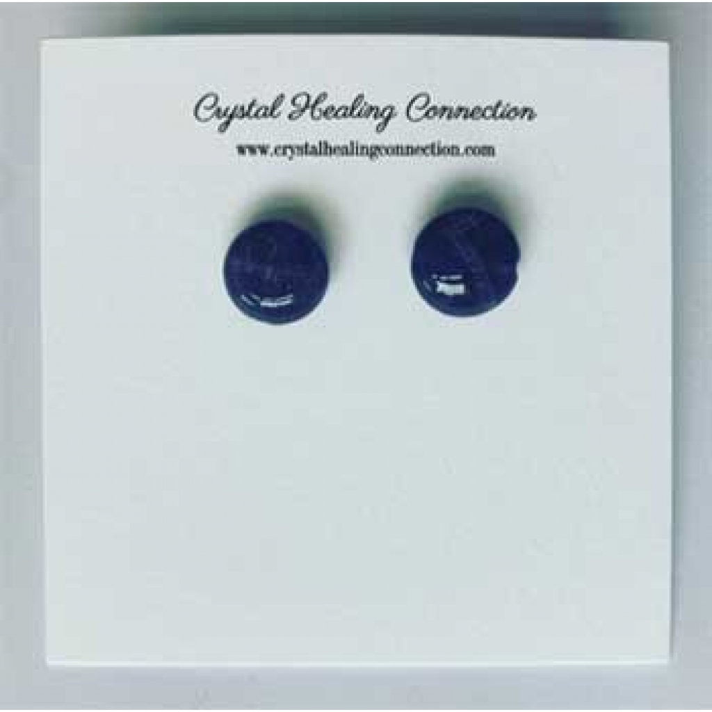 Amethyst Stud Earrings - Reiki Infused