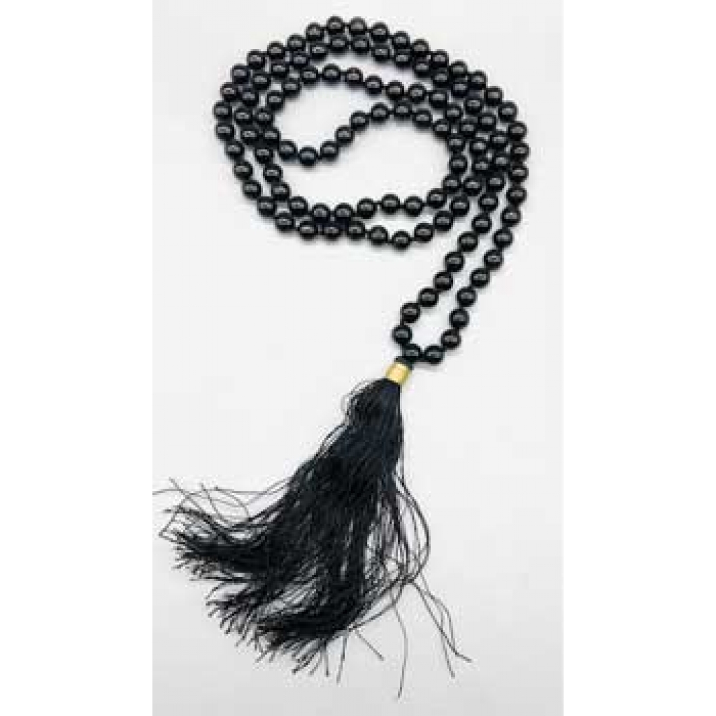 Master Healer Black Tourmaline Japmala for Meditation