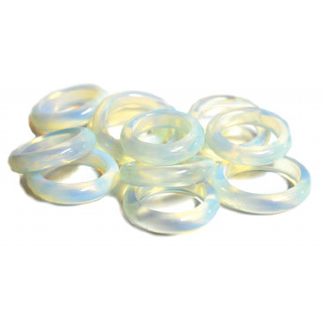 Set of 25 Opalite Rings - Sizes 6 to 10