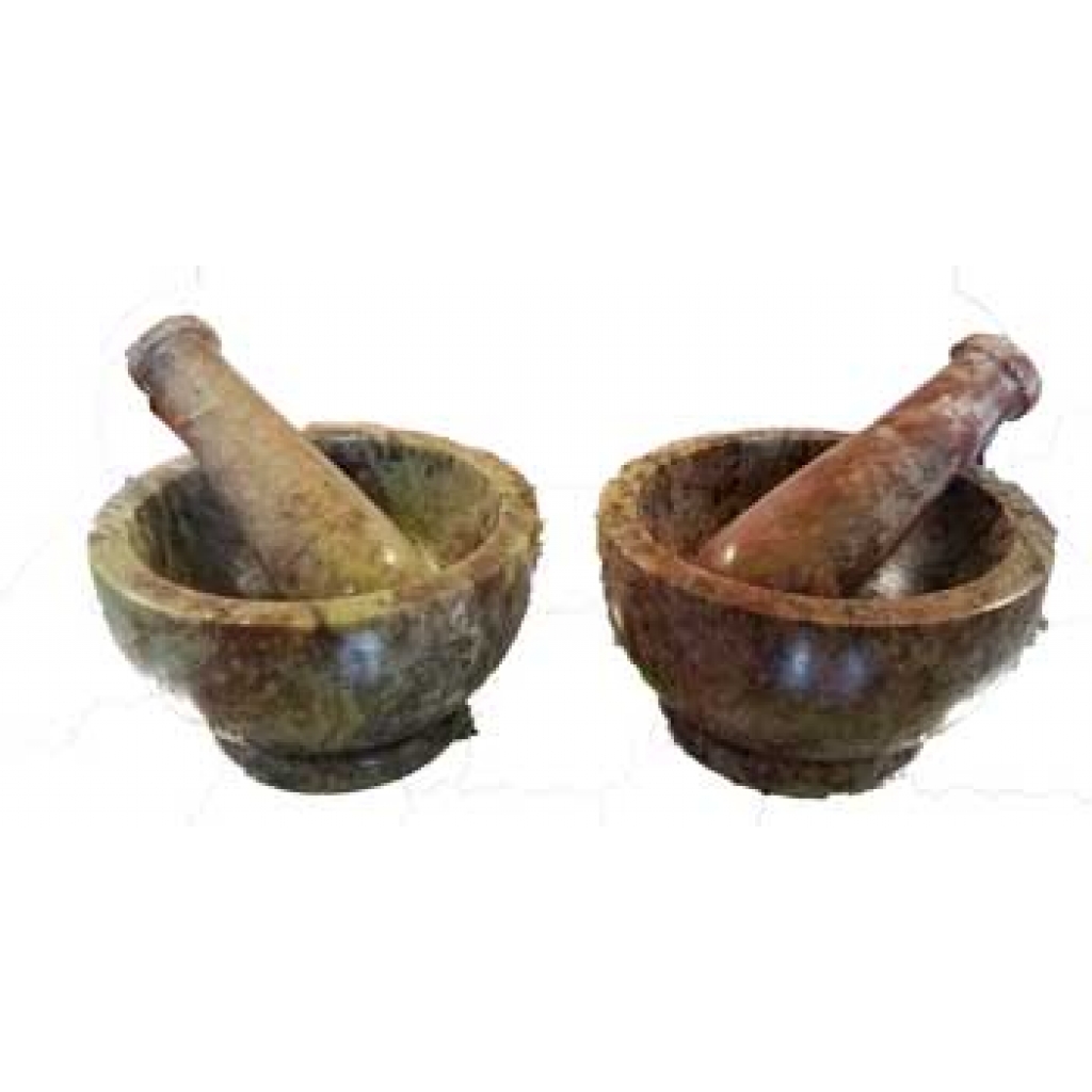 Soapstone Mortar & Pestle Set - Craft Your Herbal Remedies