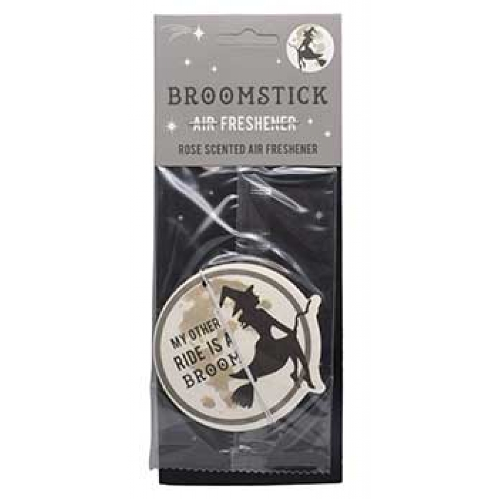 Set of 6 Broomstick Air Fresheners - Rose Scented