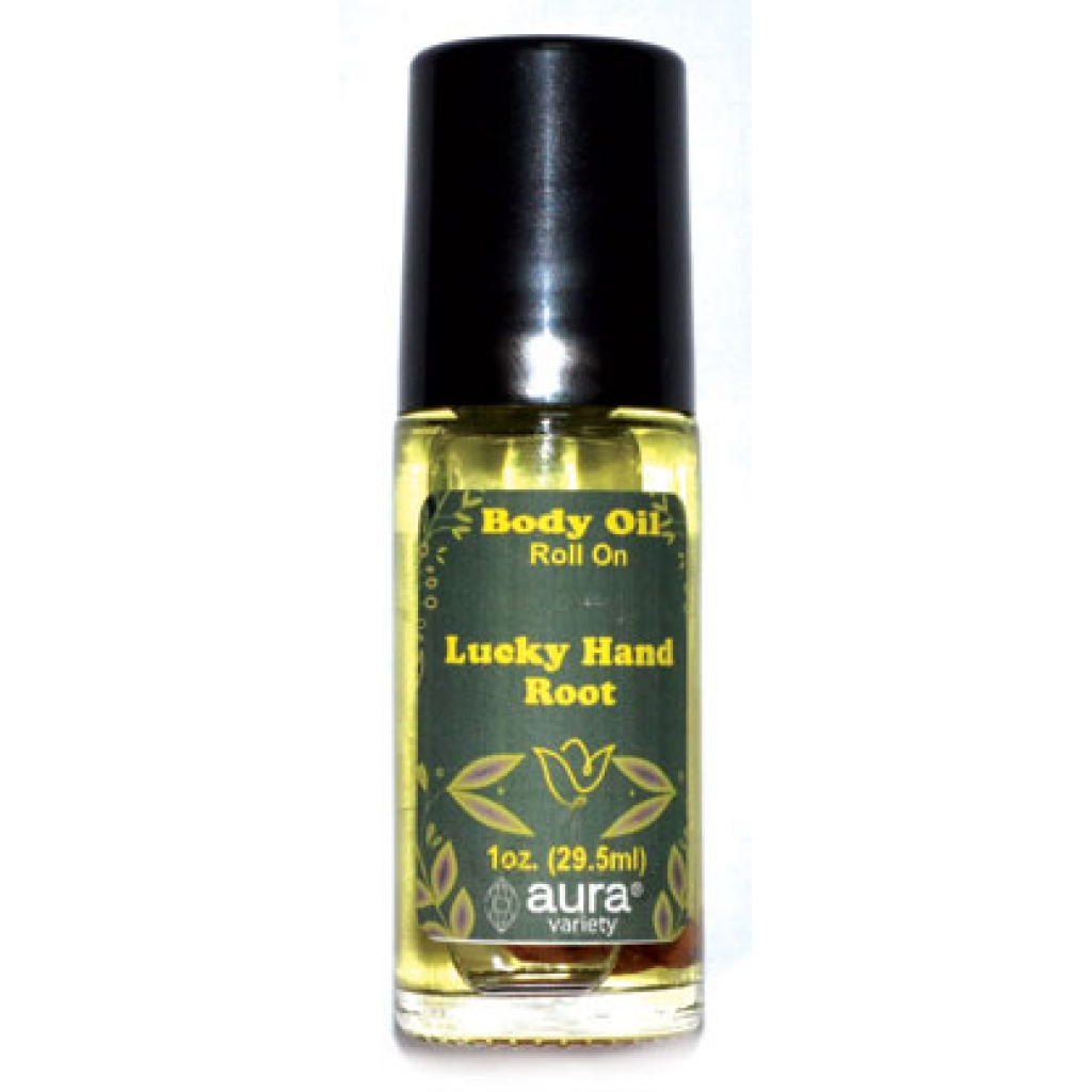 1oz Lucky Hand Roll-On: Hoodoo Oil for Good Fortune and Success