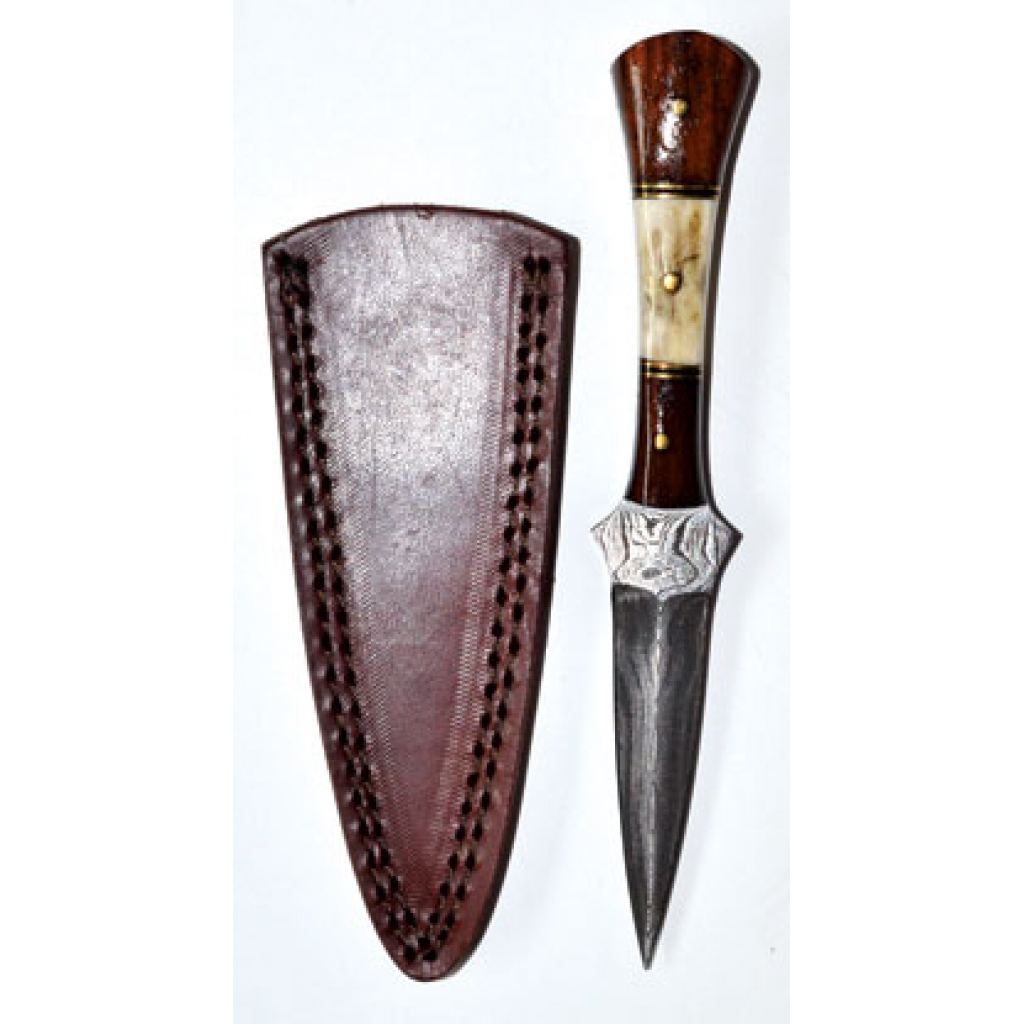 7-Inch Baby Stag Damascus Athame