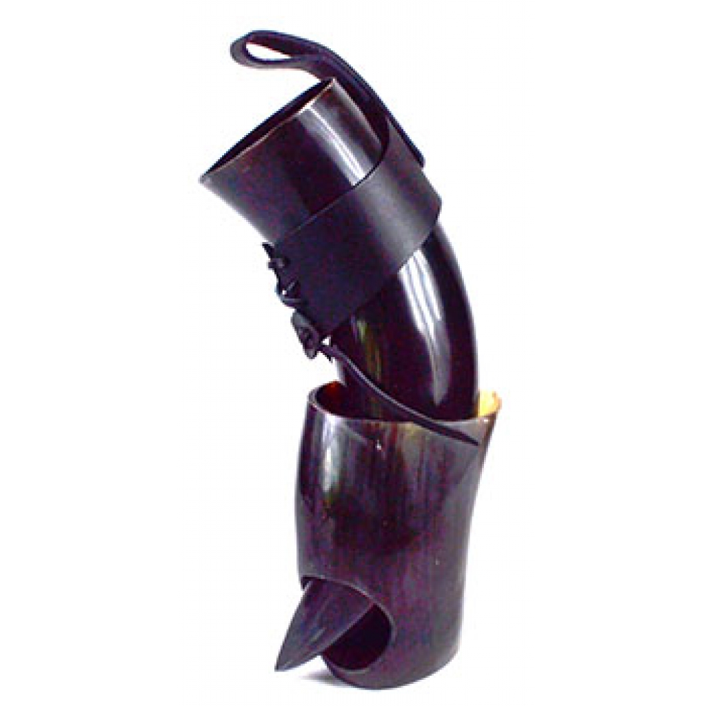 24oz Buffalo Horn & Stand