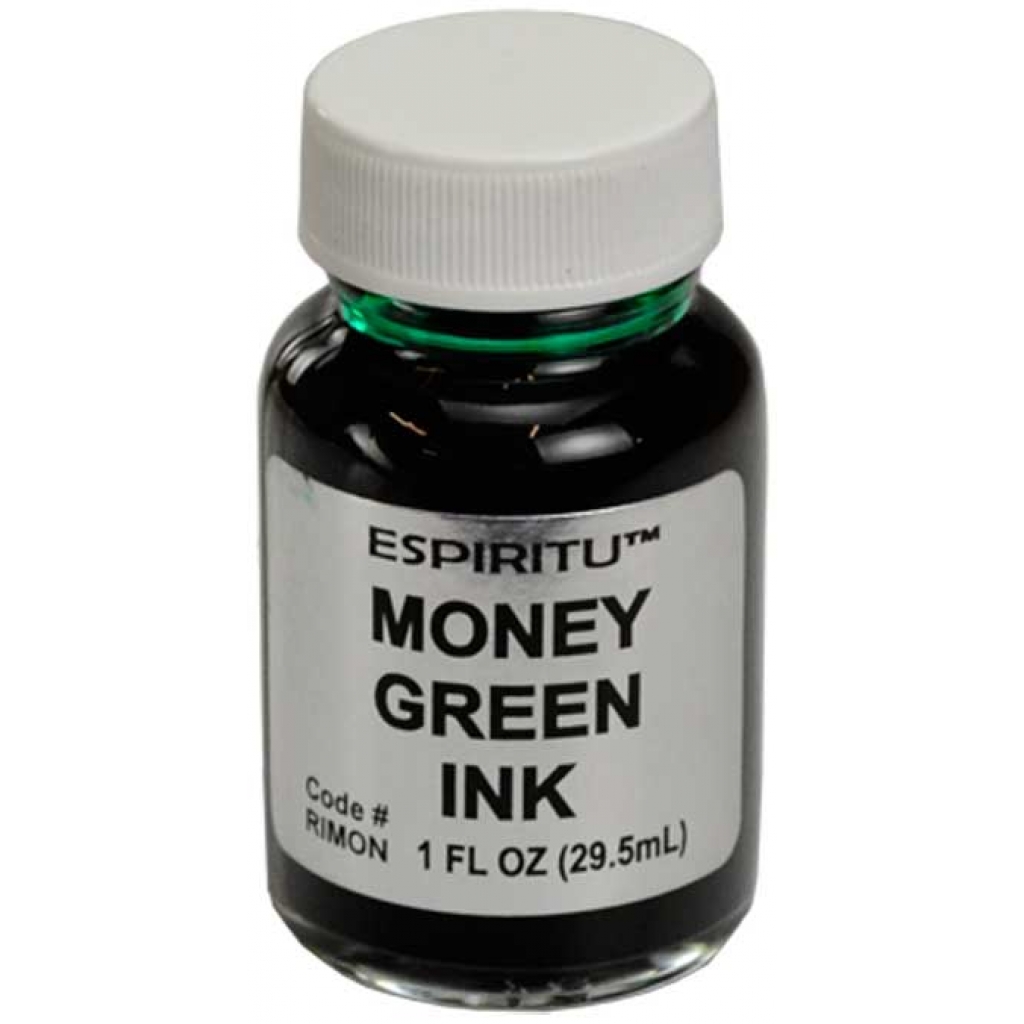 Money Green Ink 1 oz - Prosperity Manifestation