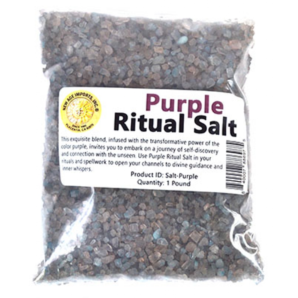 1 lb Purple Ritual Salt for Spiritual Practices