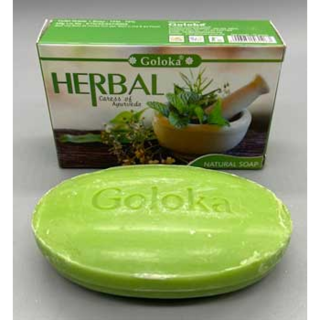 75g Goloka Herbal Soap - A Luxurious Ayurvedic Experience