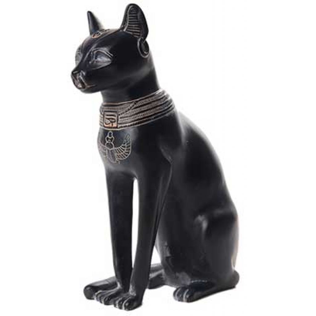 Elegant Bastet Statue with Fine Details