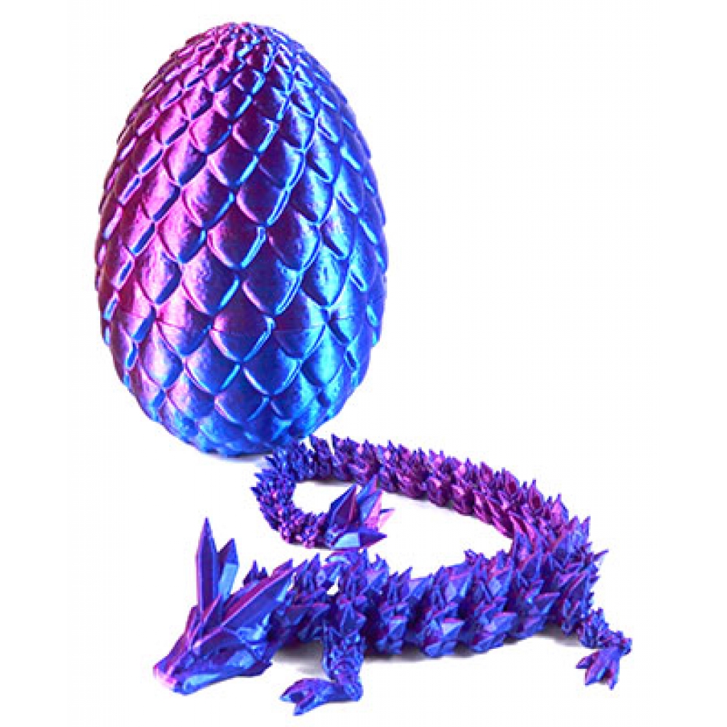 3D Printed Purple Dragon Egg Collectible