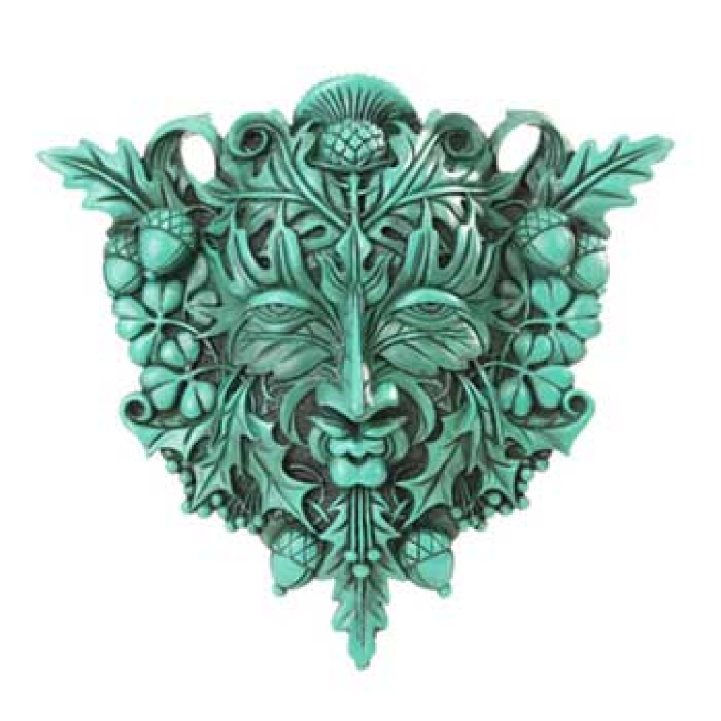 Greenman Plaque for Nature-Inspired Decor