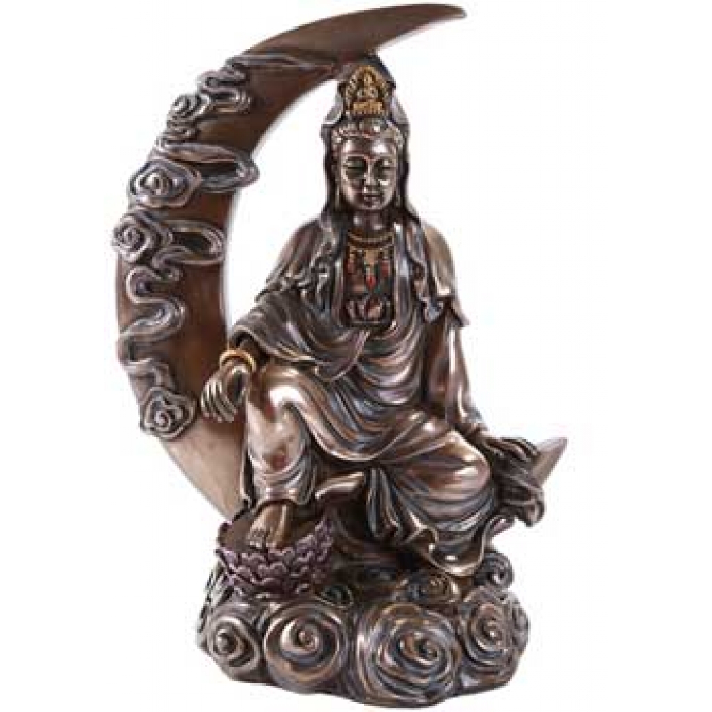 Beautiful Kuan Yin Statue - 8 1/4