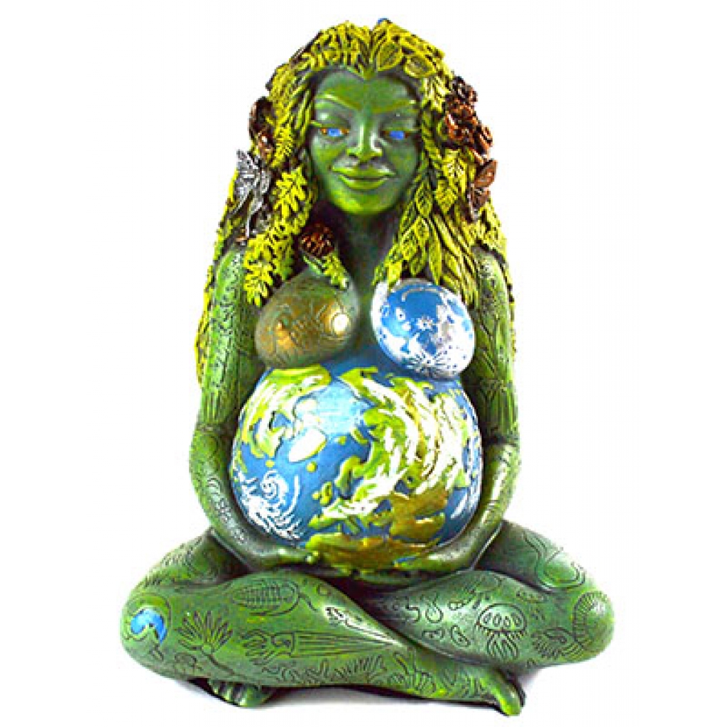 Inspiring 6.5-Inch Millennial Gaia Goddess Sculpture