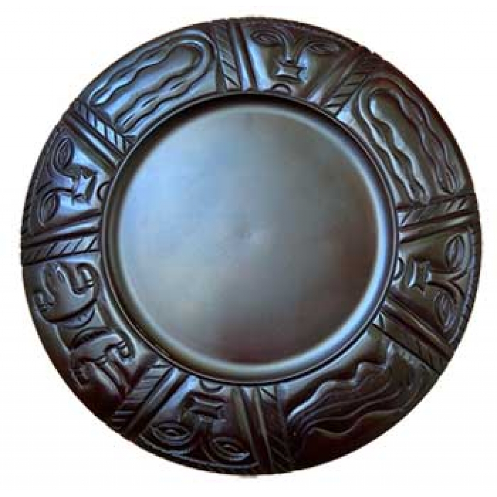 18-Inch Babalawo Divination Wooden Plate