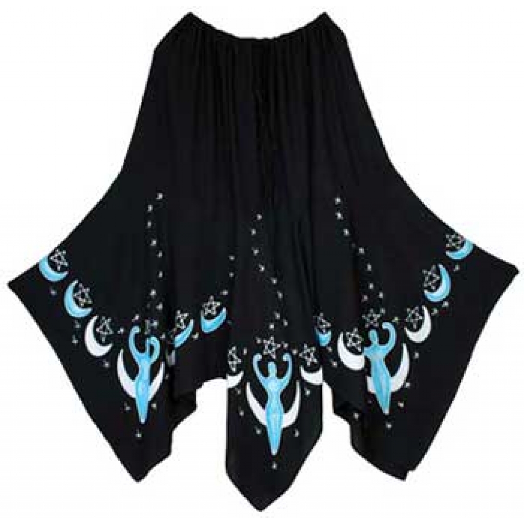 Moon Goddess Long Skirt for Mystical Elegance