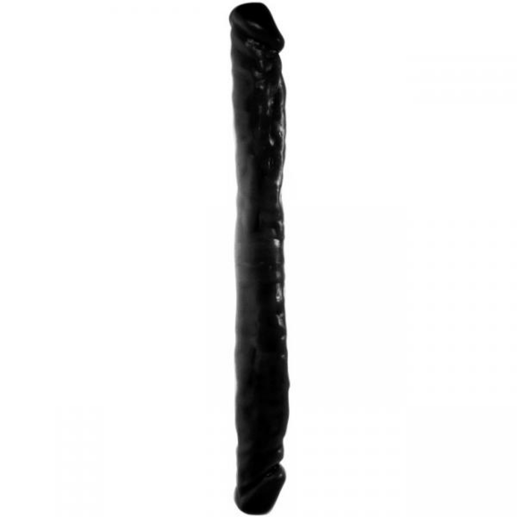 Eighteen Double Ended Dildo - Black Kinx