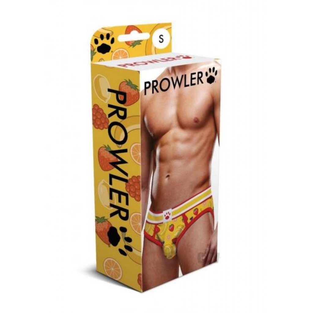 Prowler Fruits Open Back Brief - Yellow