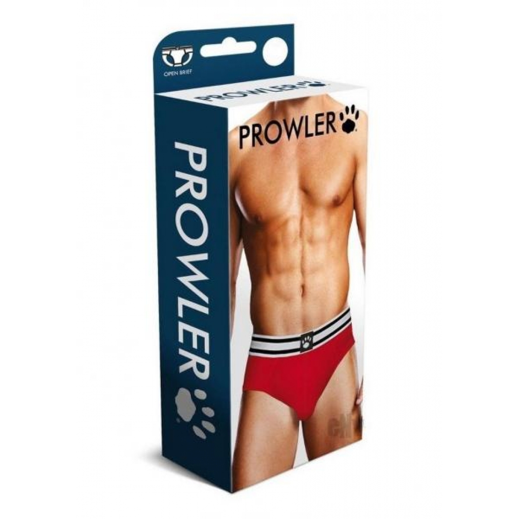 Prowler Red/White Open Brief - Large