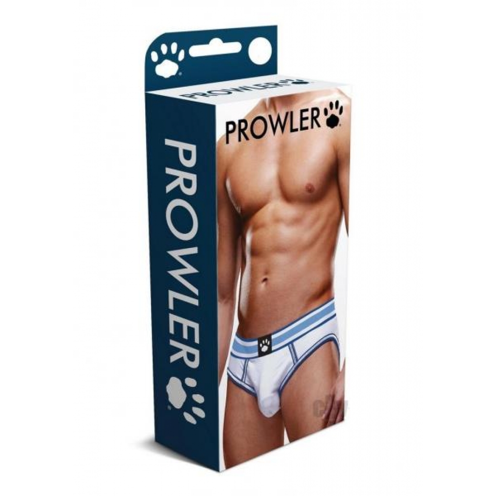 Prowler White/Blue Open Brief – SM