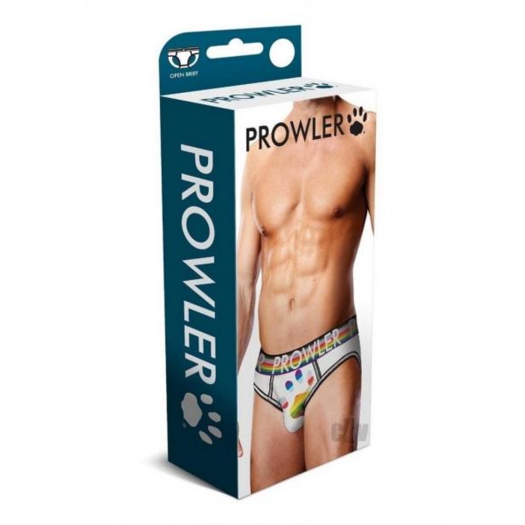 Prowler White Oversized Paw Open - Small