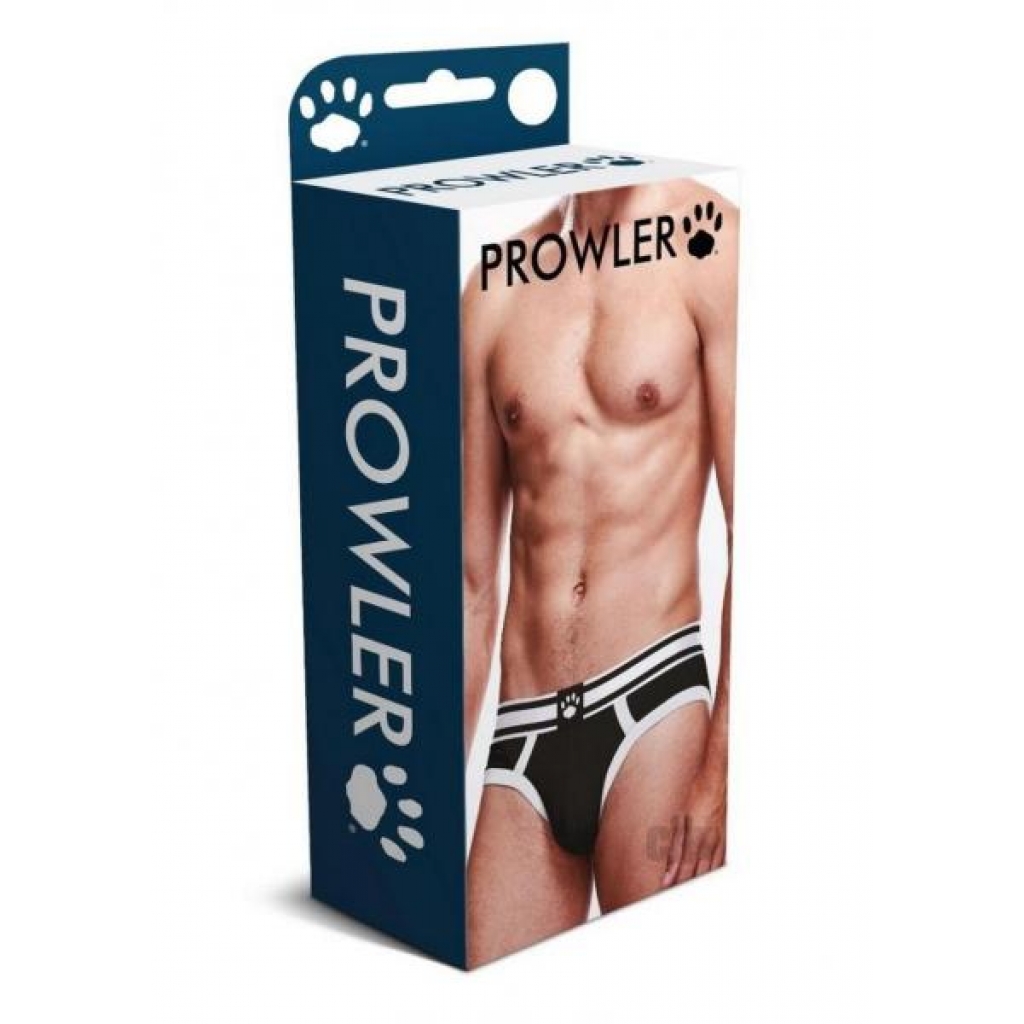 Prowler Black and White Brief - Large