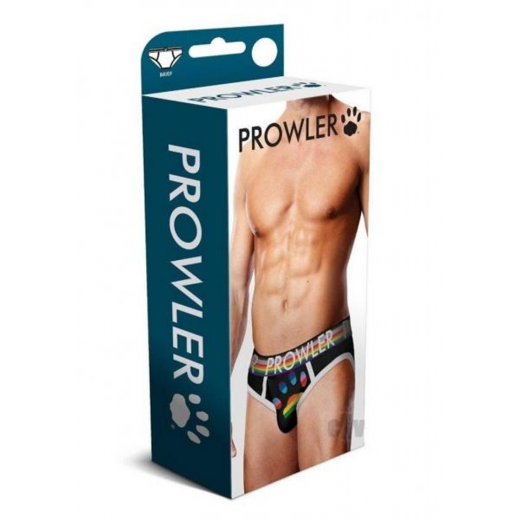 Prowler Black Oversized Paw Brief - Large