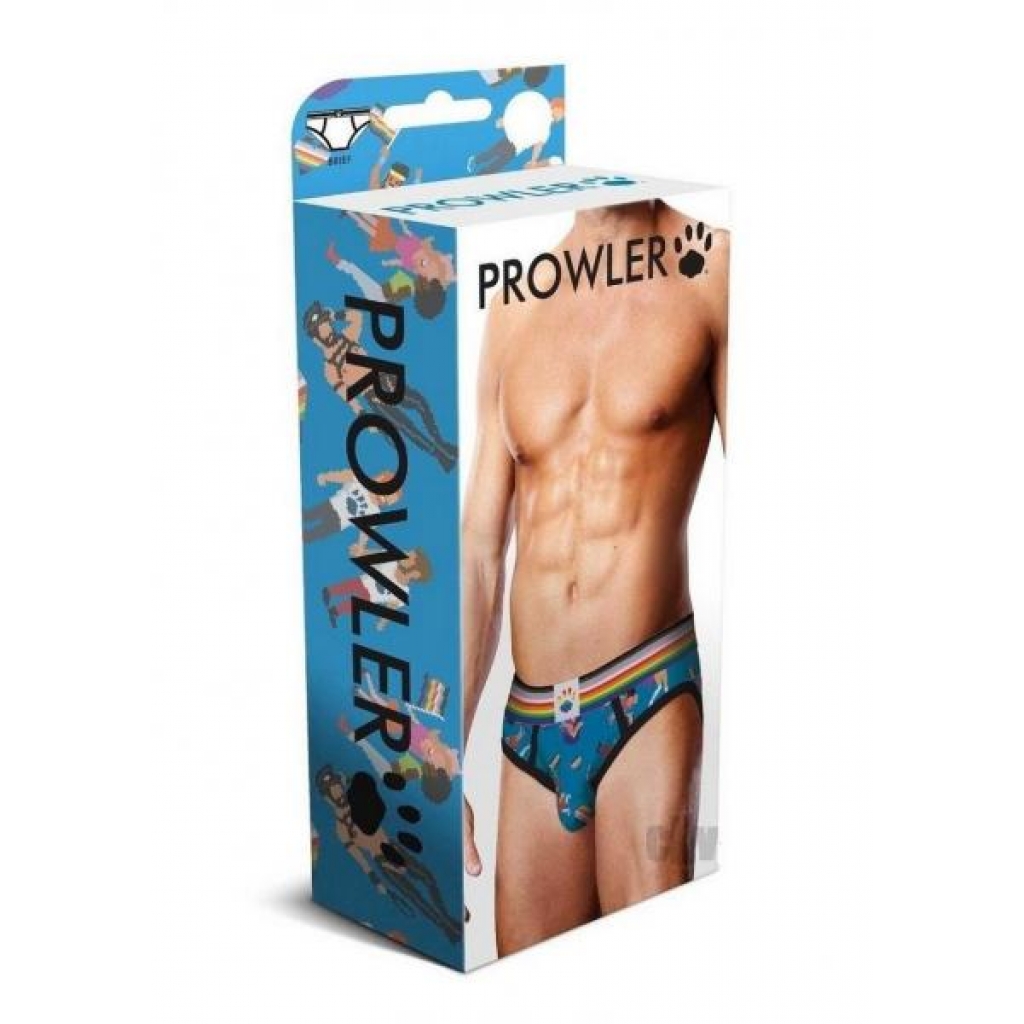 Prowler Pixel Gay Pride Brief - Medium