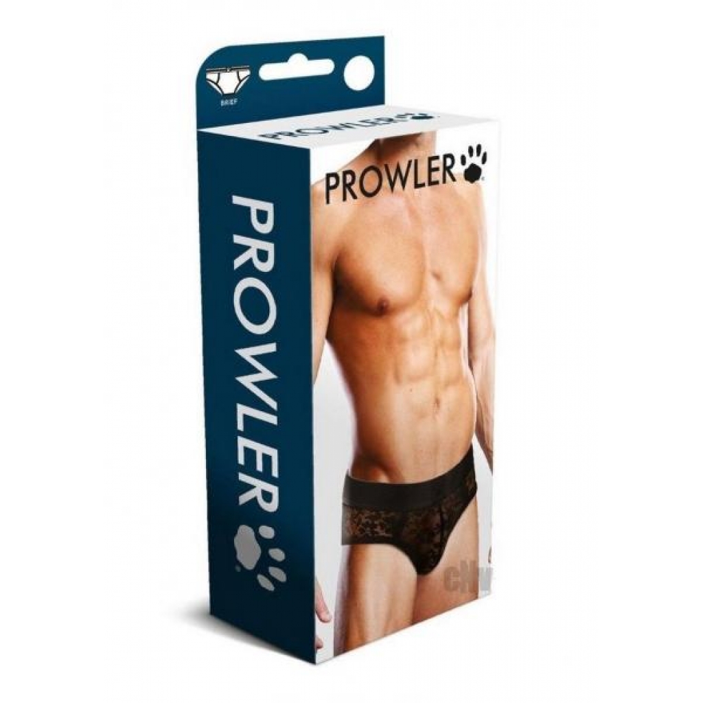 Prowler Black Lace Brief XXL