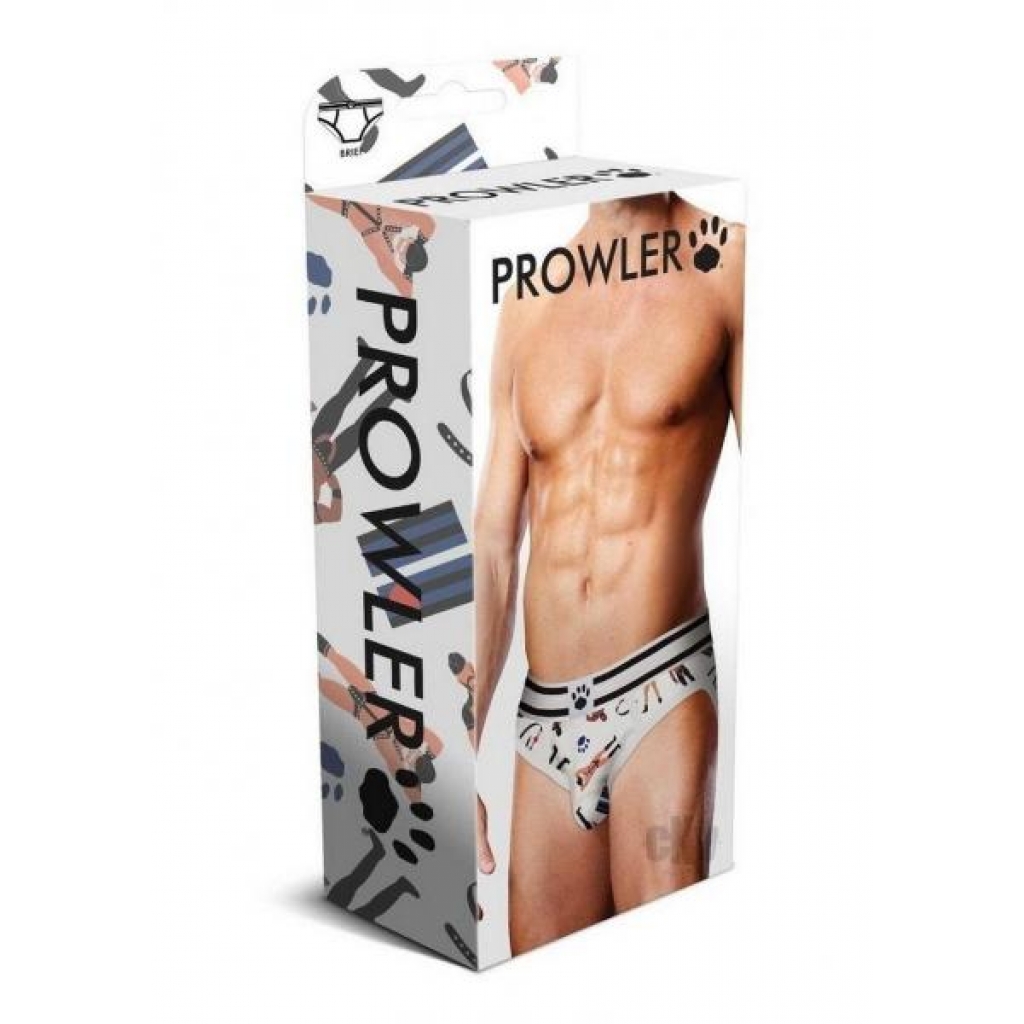 Prowler Leather Pride Brief - Size Large