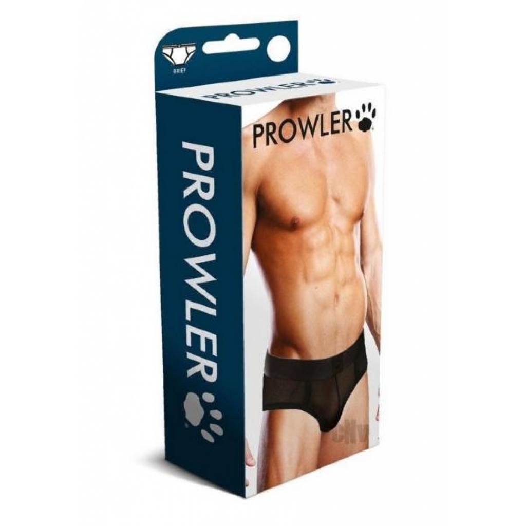 Prowler Black Mesh Brief Lg