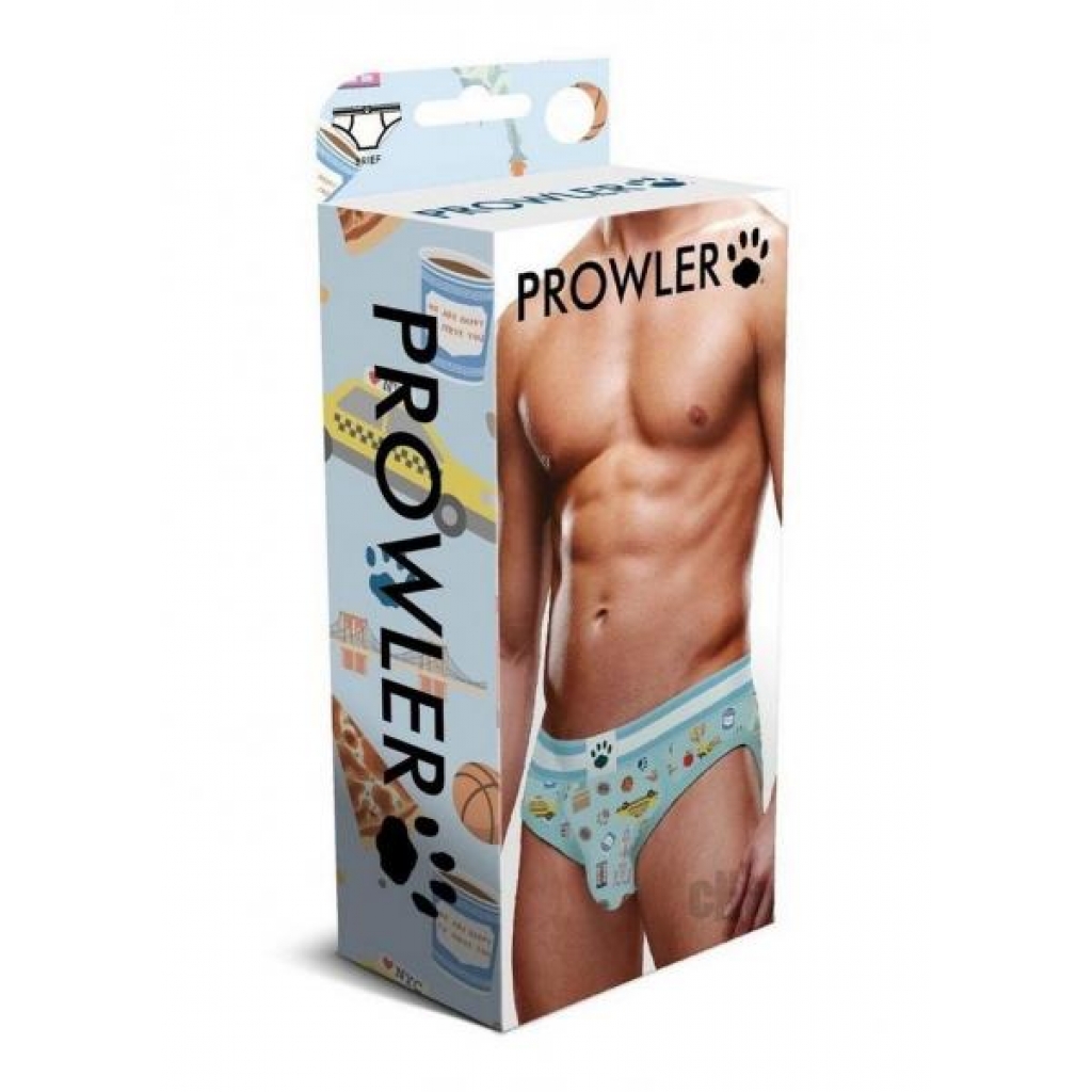 Prowler NYC Brief - Blue & White Medium