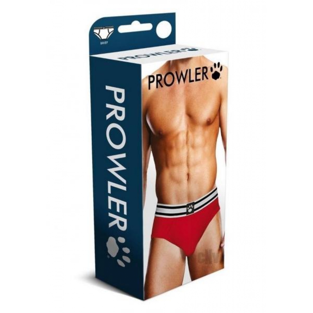 Prowler Red/White Brief Lg